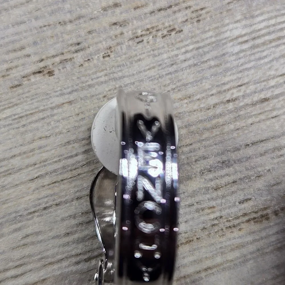 GIVENCHY Silver Hoop Earrings
